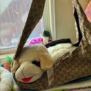 Gucci Tan Monogram Hobo Bag